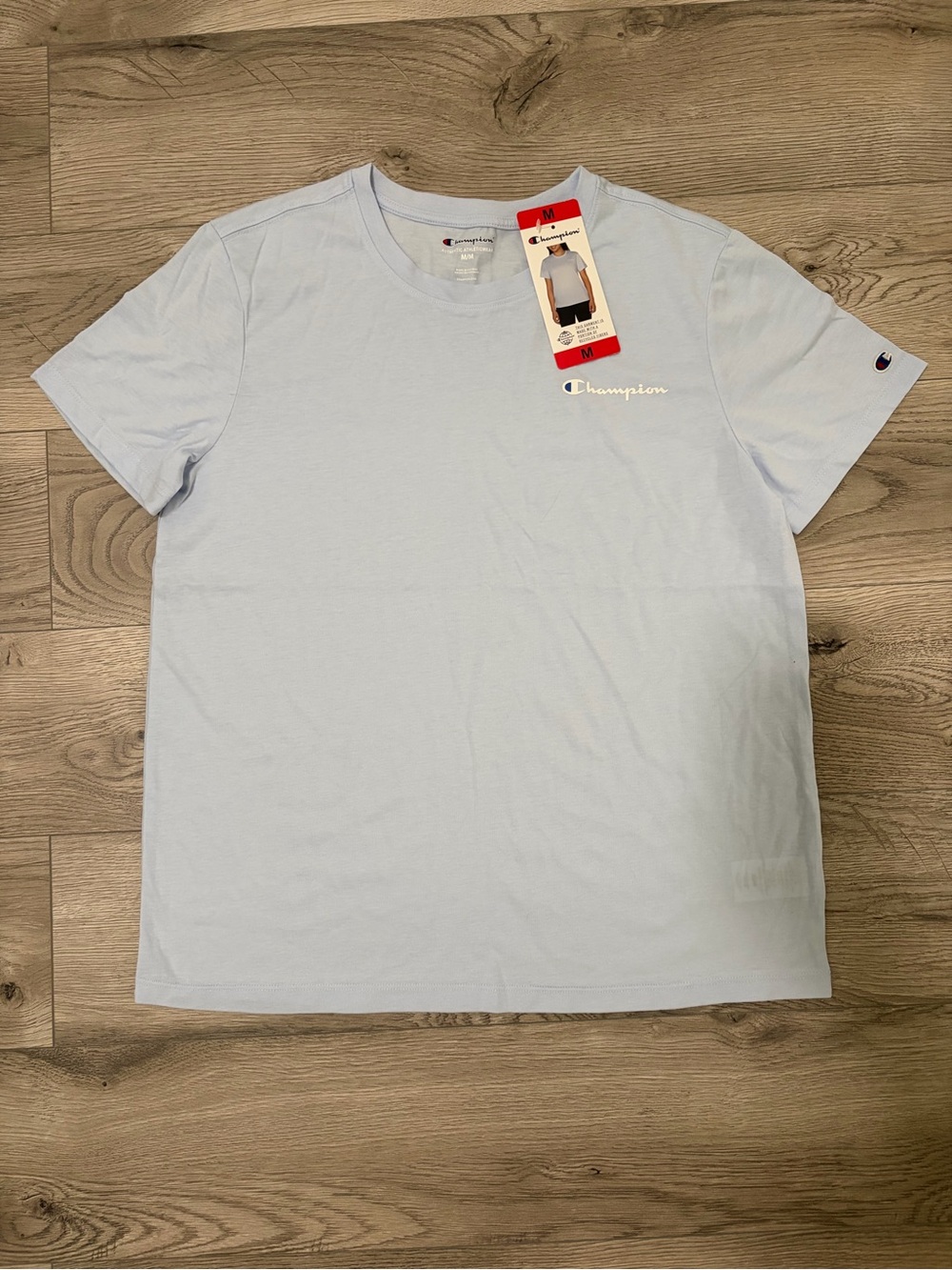 Champion Women’s Short Sleeve Crew Tee - Light Blue